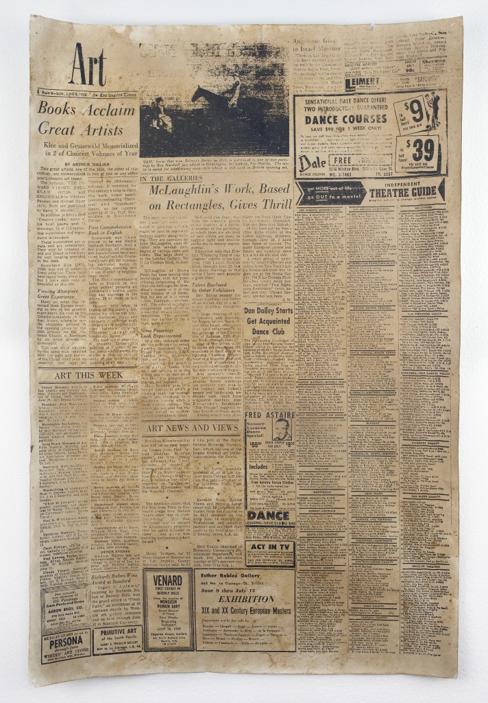 FIONA CONNOR Ma #7 (Newspaper article featuring John McLaughlin from the Los Angeles Times) 1956-87